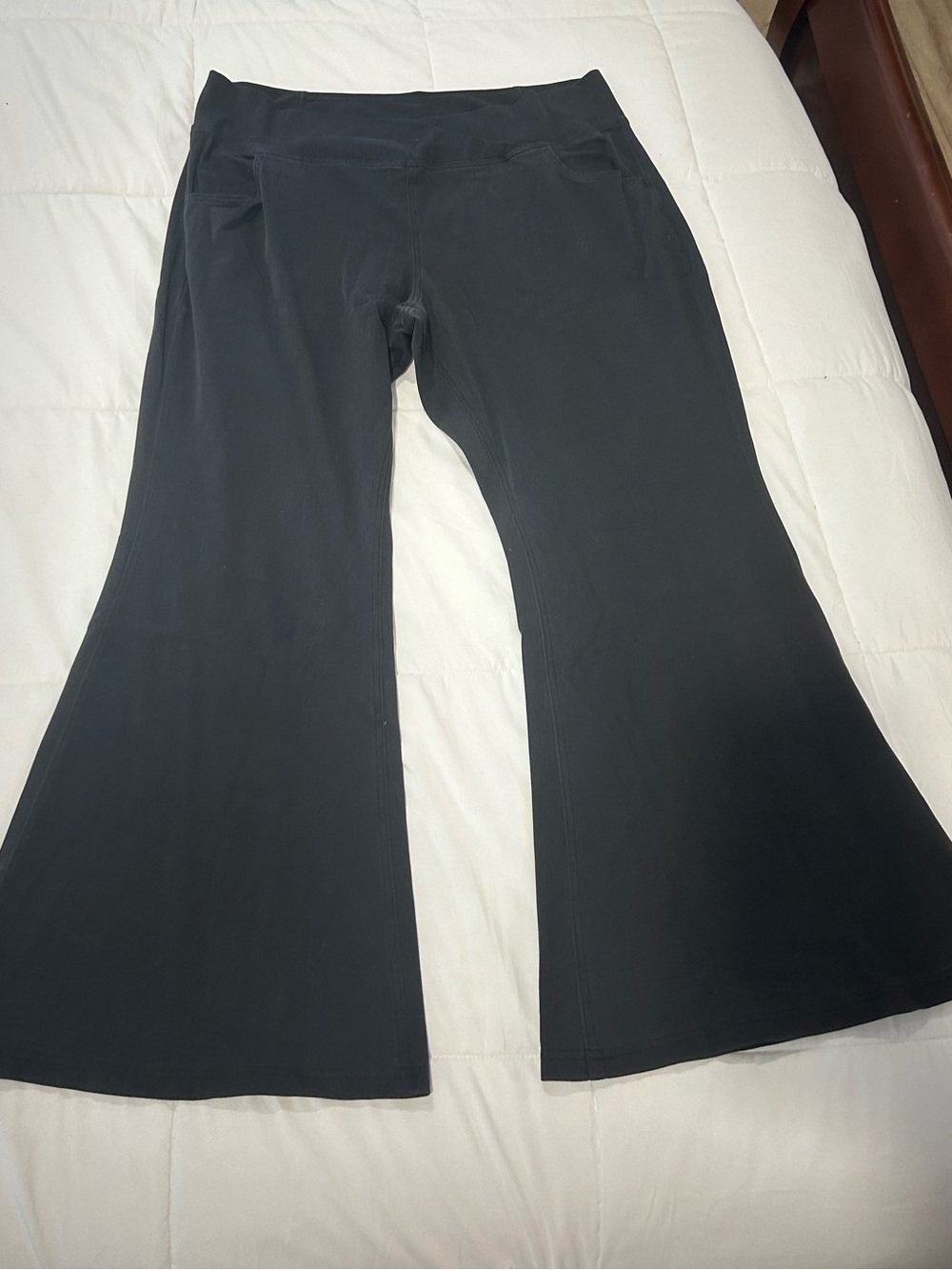 HALARA Black High-Waist Flare Flex Denim - Size 3x